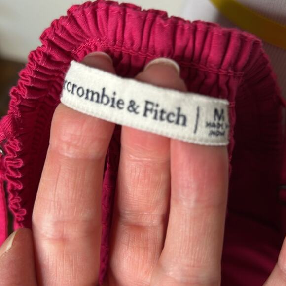 Abercrombie Pink Corset Crop Top - Picture 4 of 7
